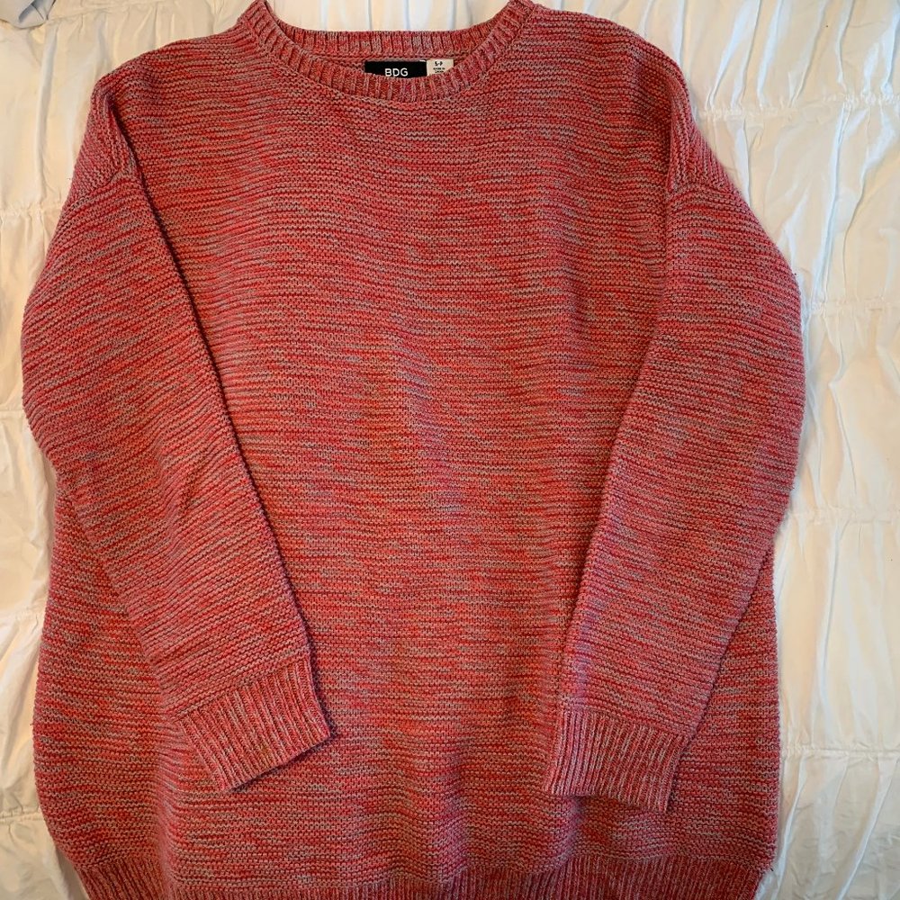 Pink and Gray Sweater